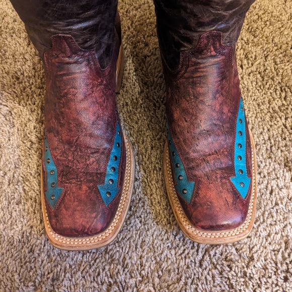 Tin Haul Shoes Tin Haul Womens Arrowhead Cowboy Boots Poshmark